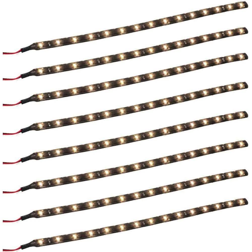 8-Piece: Flexible Waterproof LED Strip Light for Car