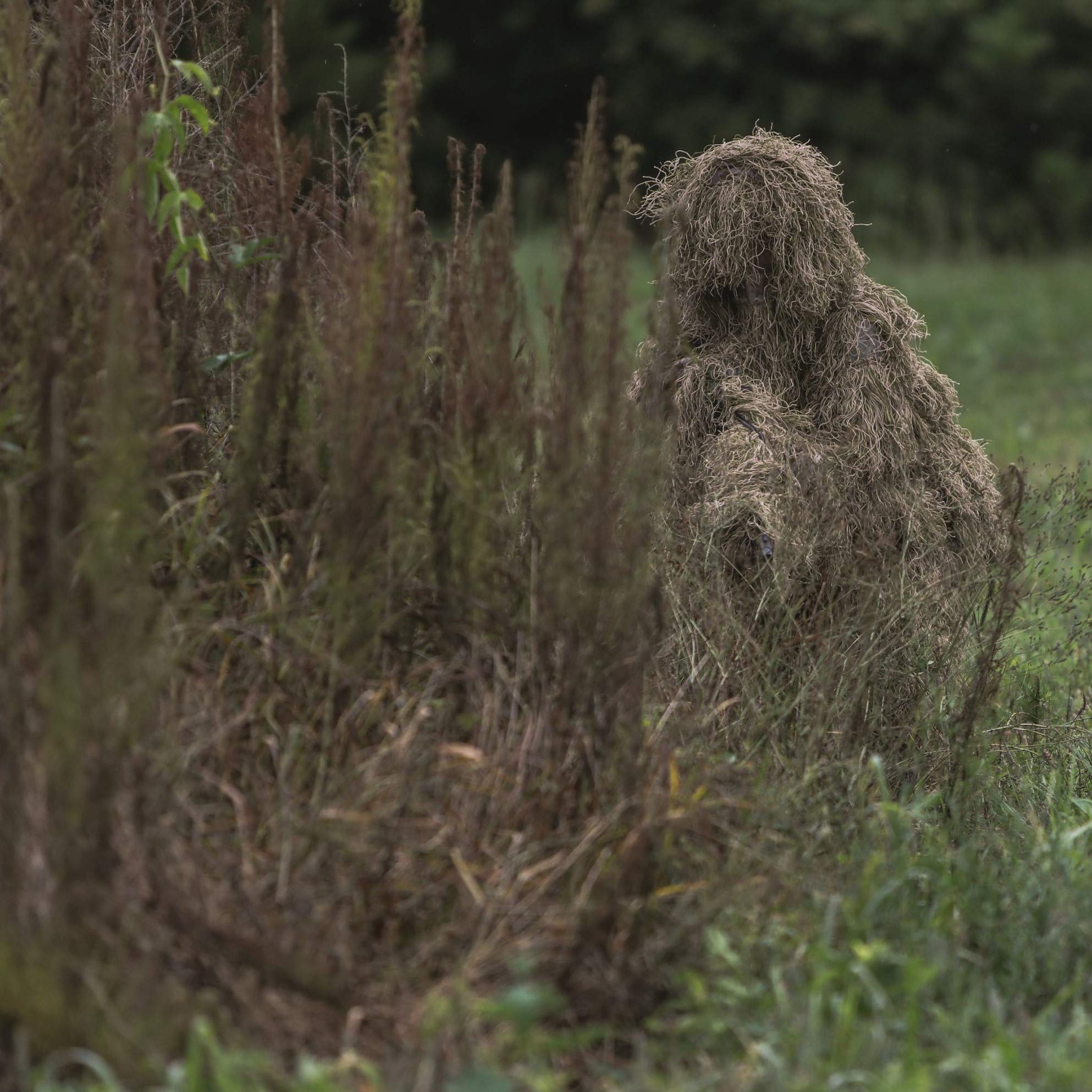 Arcturus Warrior Ghillie Suit - Camouflage Hunting Suit for Men, Military, Hunters, Snipers & Airsoft