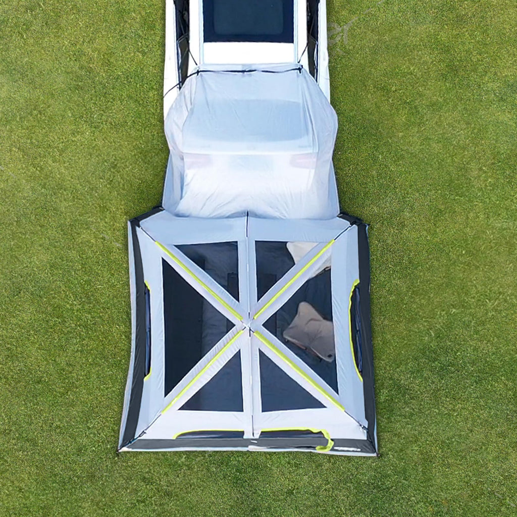 UNP SUV Tent for Camping, 6-Person SUV Tailgate Tent - Easy Set Up with Rainfly, 10'x9'x78in(H)