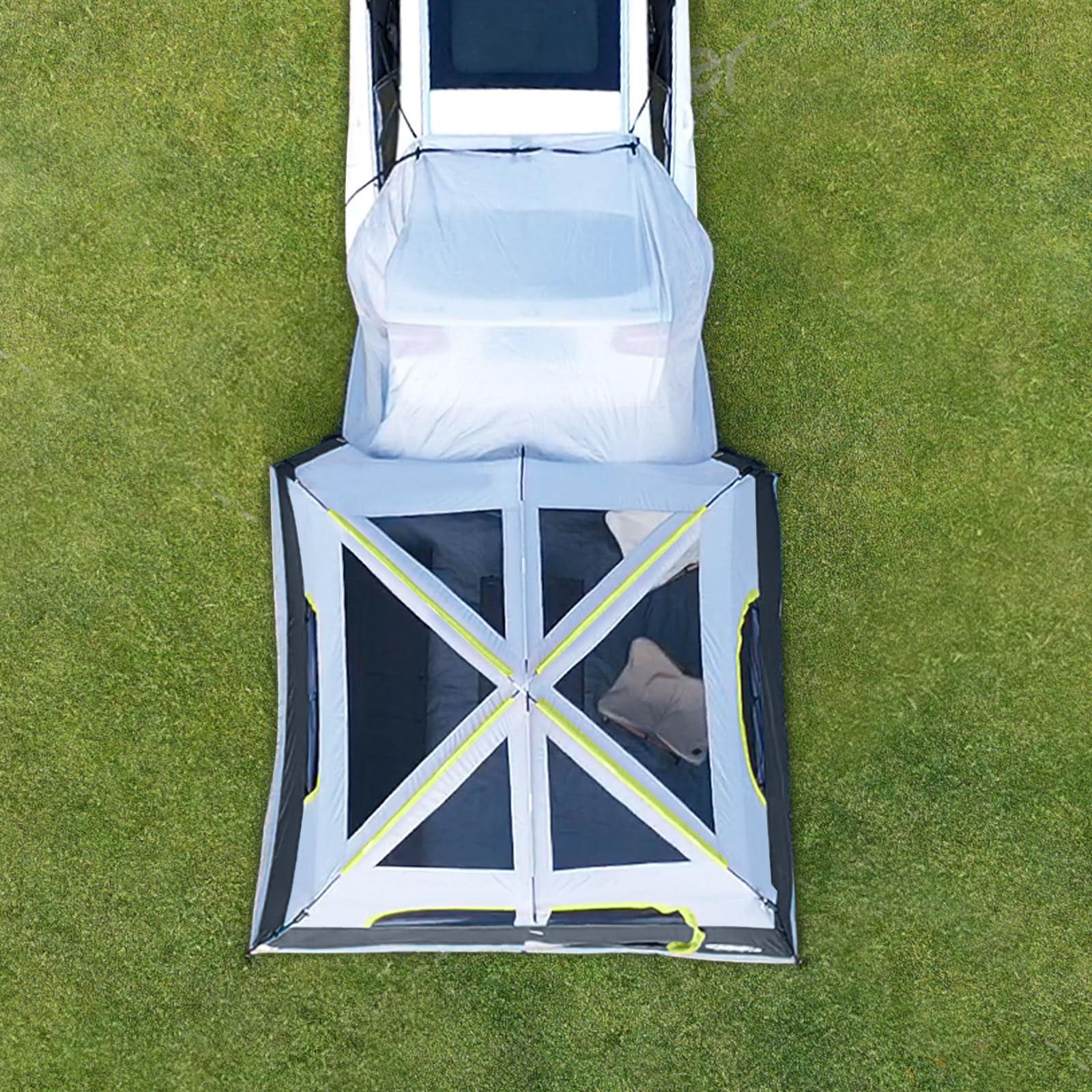 UNP SUV Tent for Camping, 6-Person SUV Tailgate Tent - Easy Set Up with Rainfly, 10'x9'x78in(H)
