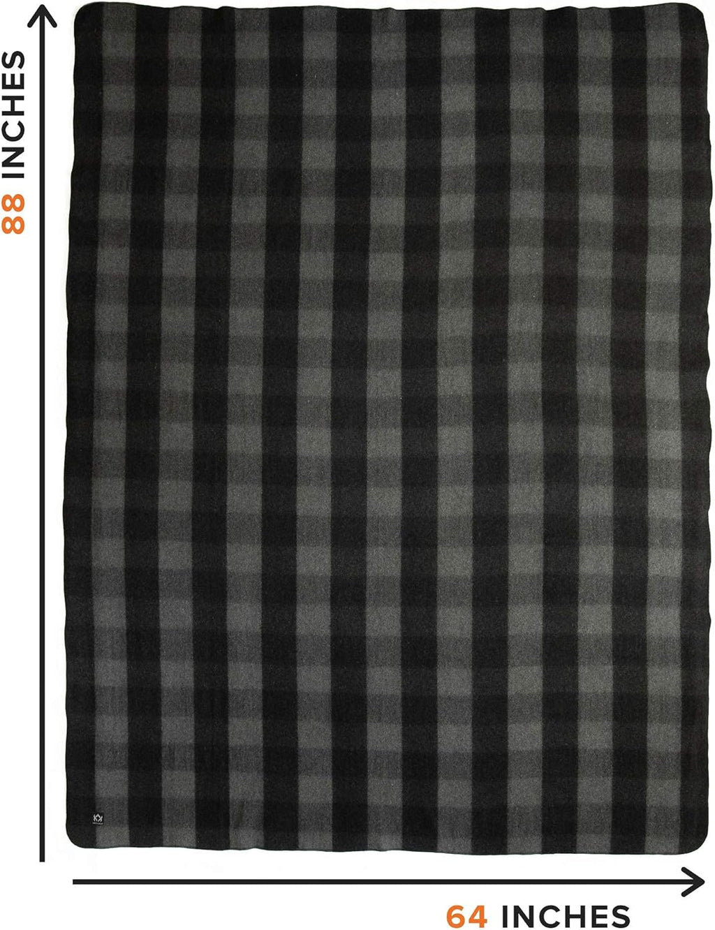 Arcturus Gray Buffalo Wool Blanket and Carry Straps Bundle