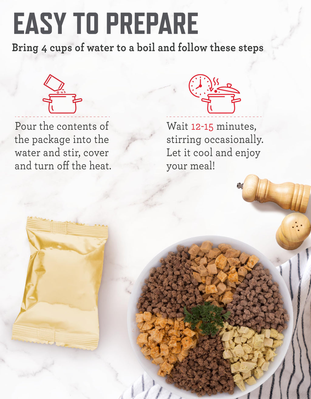 ReadyWise Emergency Food Supply - 132 Servings, Survival Bucket, Dehydrated & Freeze Dried Protein Meals, Camping Essentials, Ready to Eat Disaster Prepping Supplies,up to 25 Year Shelf Life