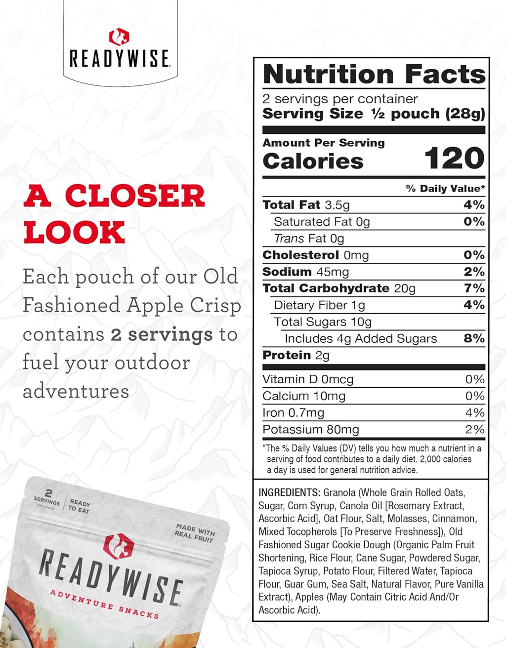 ReadyWise Outdoor Trail Treats 6 pack