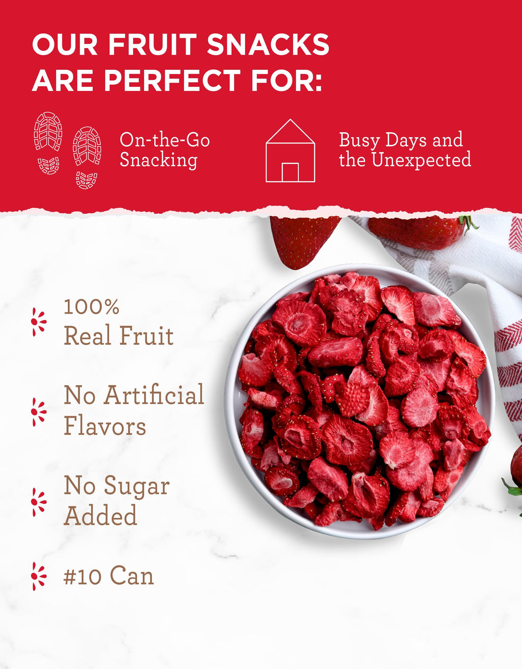 READYWISE - Simple Kitchen Freeze Dried Whole Blueberries, 28 Servings, Vegan, Gluten Free, Fruit Snacks, Emergency Supplies, Dehydrated Fruit, Blueberries