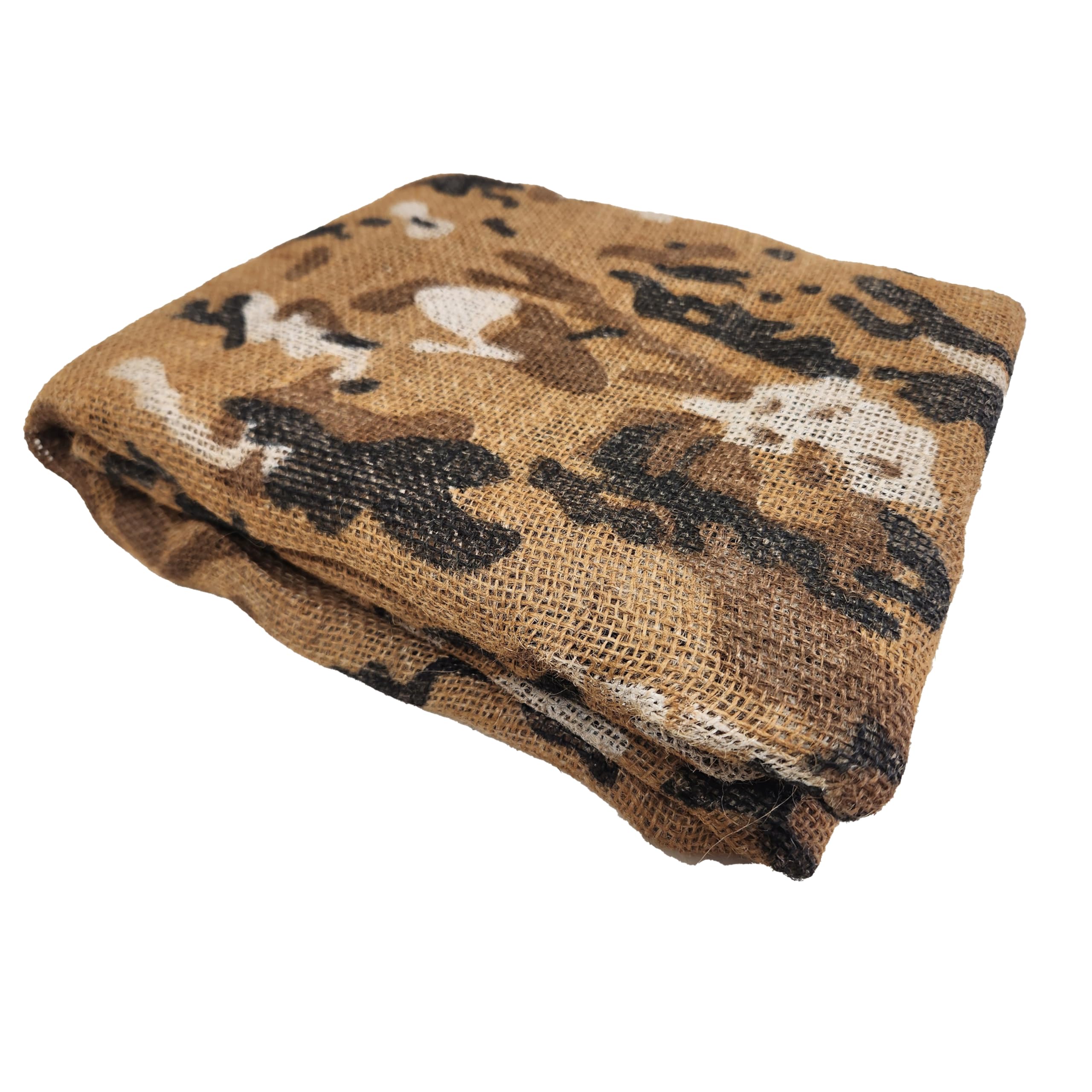 CamoSystems Heavy Duty Burlap Camouflage Hunting Net, 4.5 x 12 FT