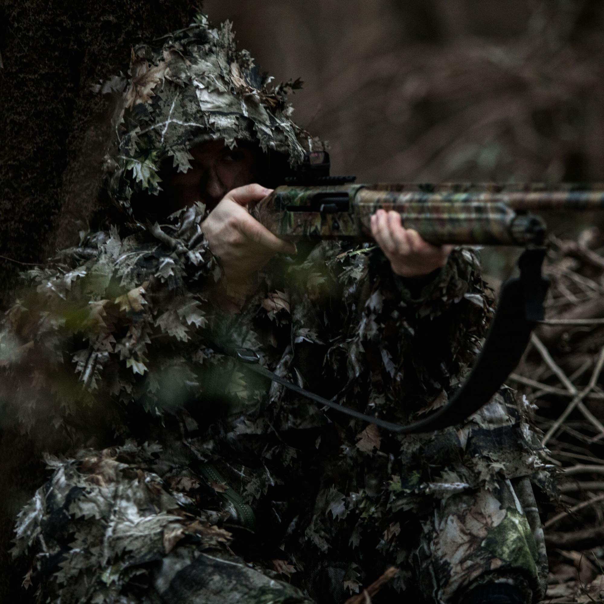 Arcturus 3D Leafy Ghillie Suit -1,000 Laser-Cut Leaves | Lightweight, Breathable Camouflage for Hunting, Paintball & Airsoft