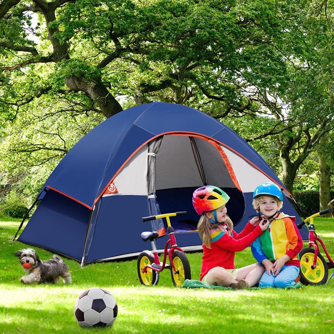 UNP Camping Shower Tent and 2 Person Camping Tent for Hiking Outdoor Fishing Portable