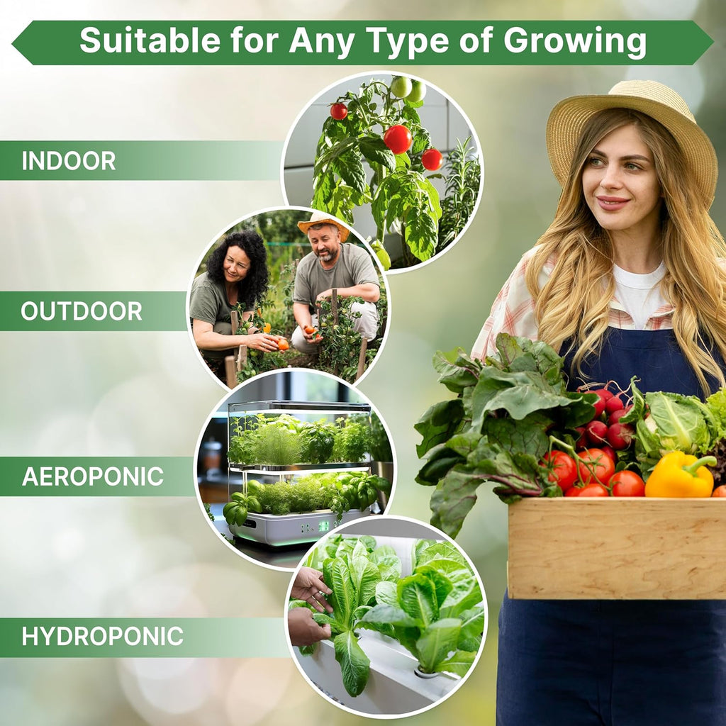 Organo Republic 14 Herb, Tomato & Chili Pepper Gardening Seeds Salsa Variety Pack for Outdoors & Indoor Garden 5180+ Non-GMO Heirloom Seeds Cilantro, Basil, Oregano, Parsley, Onion, Pepper Tomato Seed