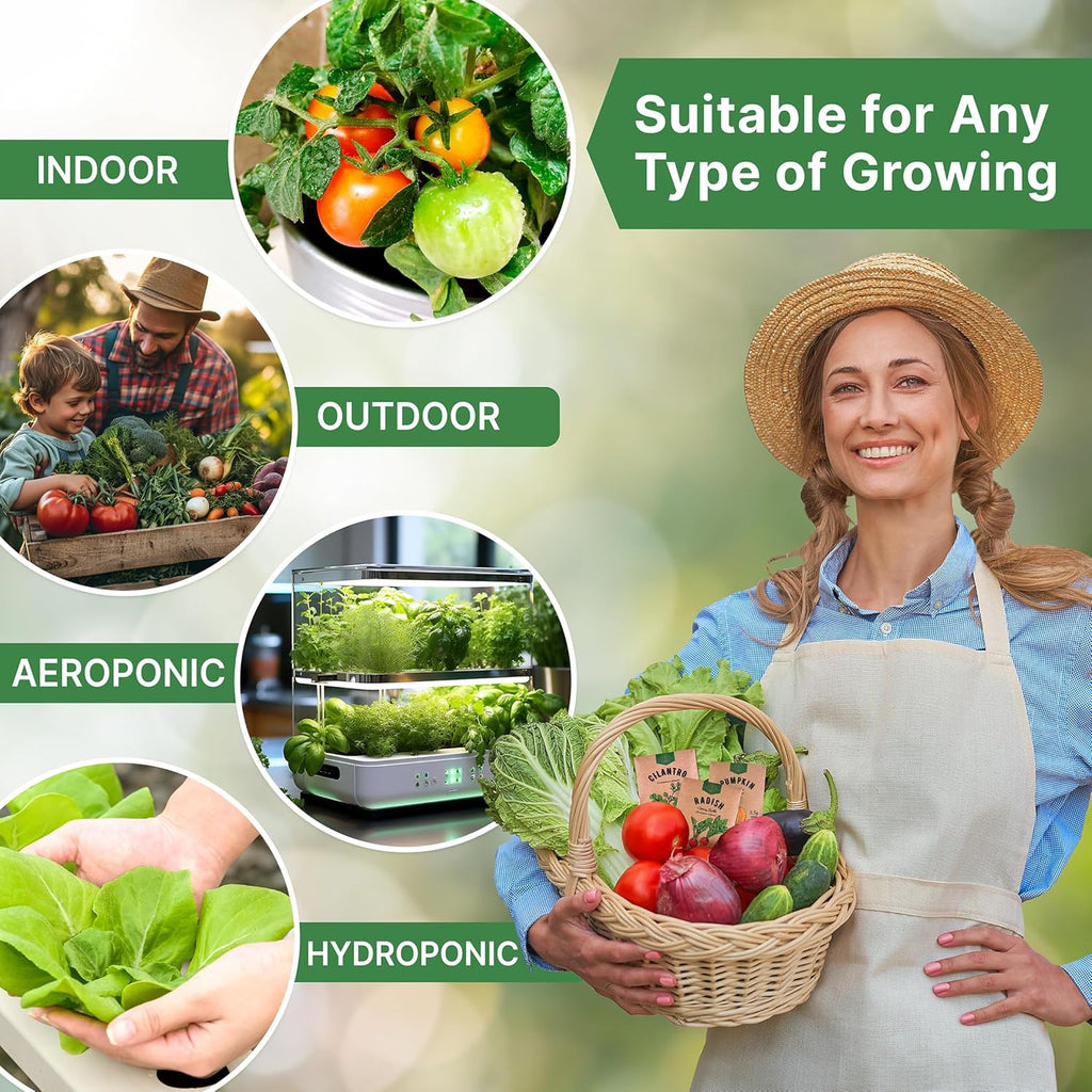 Organo Republic 14 Tomato Seeds & 8 Onion Seeds Variety Pack Bundle, 3,200+ Non-GMO Heirloom Garden Seeds for Planting Tomatoes and Onions for Indoor & Outdoor Gardening
