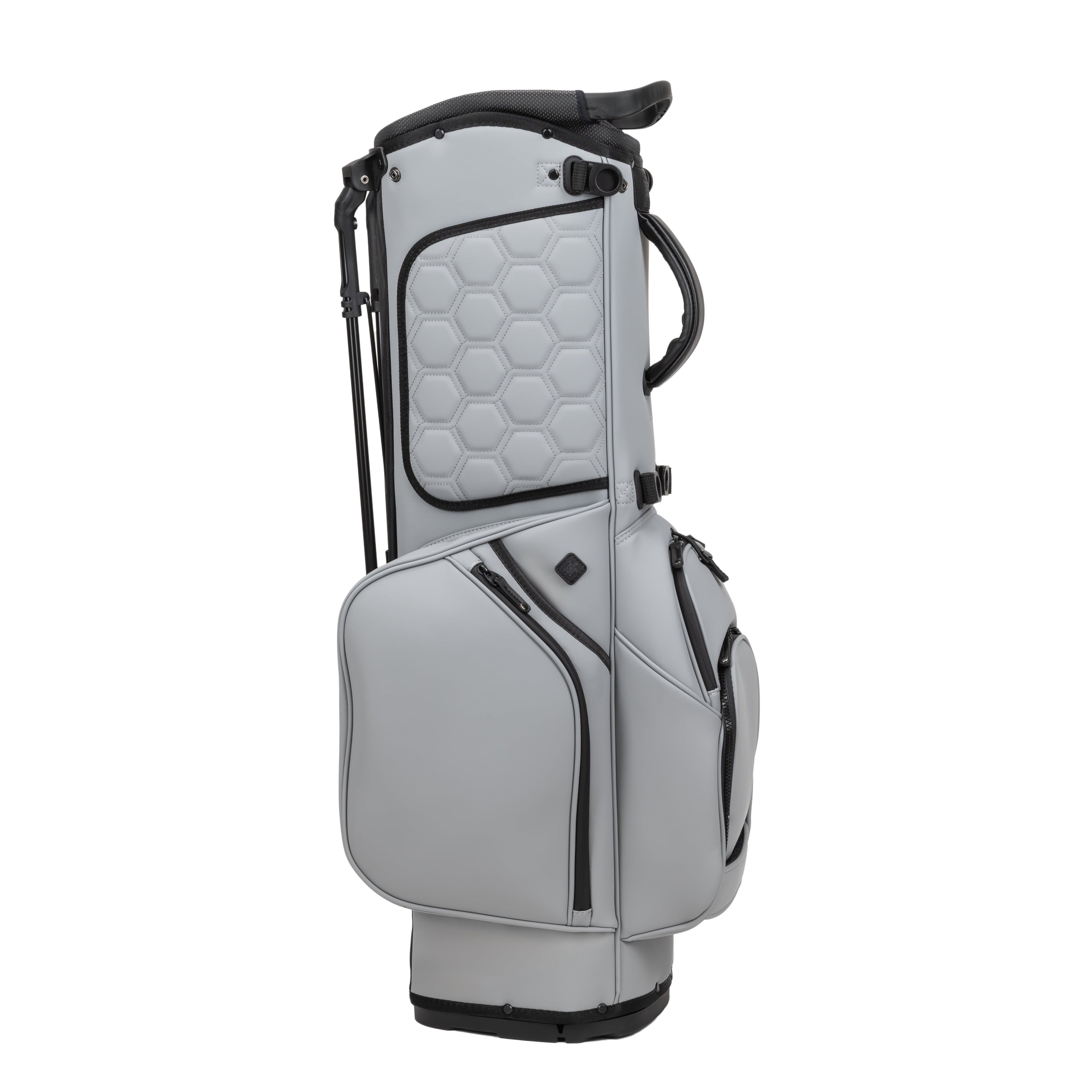 LUX 9.5" 14-Way Hybrid Stand Bag: Fossil (Gray)