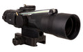 Trijicon ACOG -  3X30mm -  Dual Illuminated Green Chevron .233/62 Grain -  Includes Q-LOC Mount -  Matte Finish -  Black