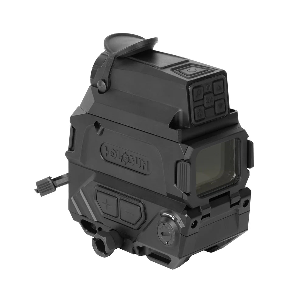 Holosun DRS-TH - Thermal Heat-Tracking Reflex Sight - 2 MOA Dot & 65 MOA Circle Aiming - 5x Digital Zoom - 24GB Video Recording - IP67 Waterproof