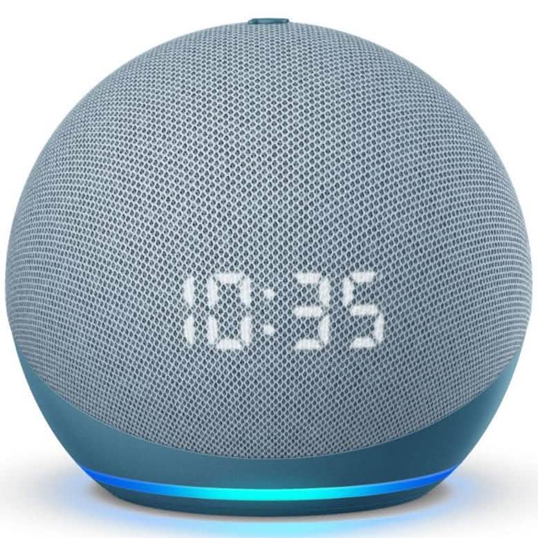 Amazon Echo Dot (4th Gen) Smart Speaker with Clock and Alexa