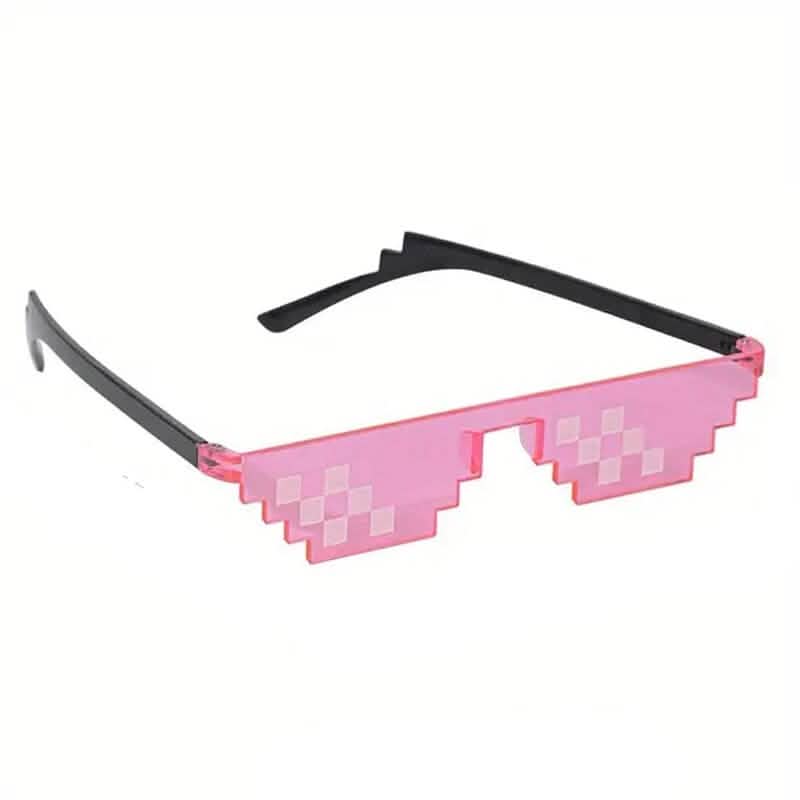 Anime Pixel Mosaic Funny Party Glasses