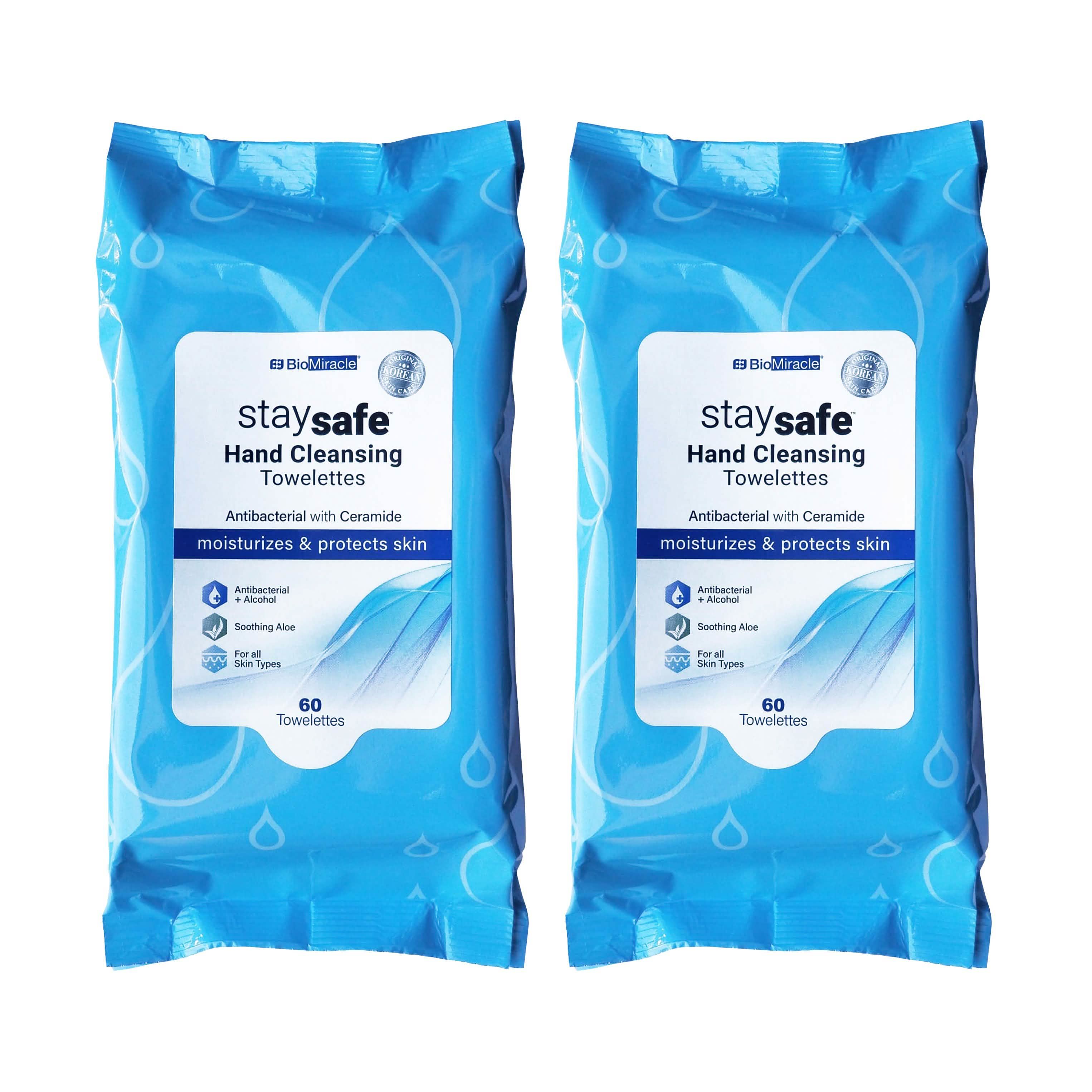 Anti-Bacterial Wipes with 62% Alcohol and Aloe