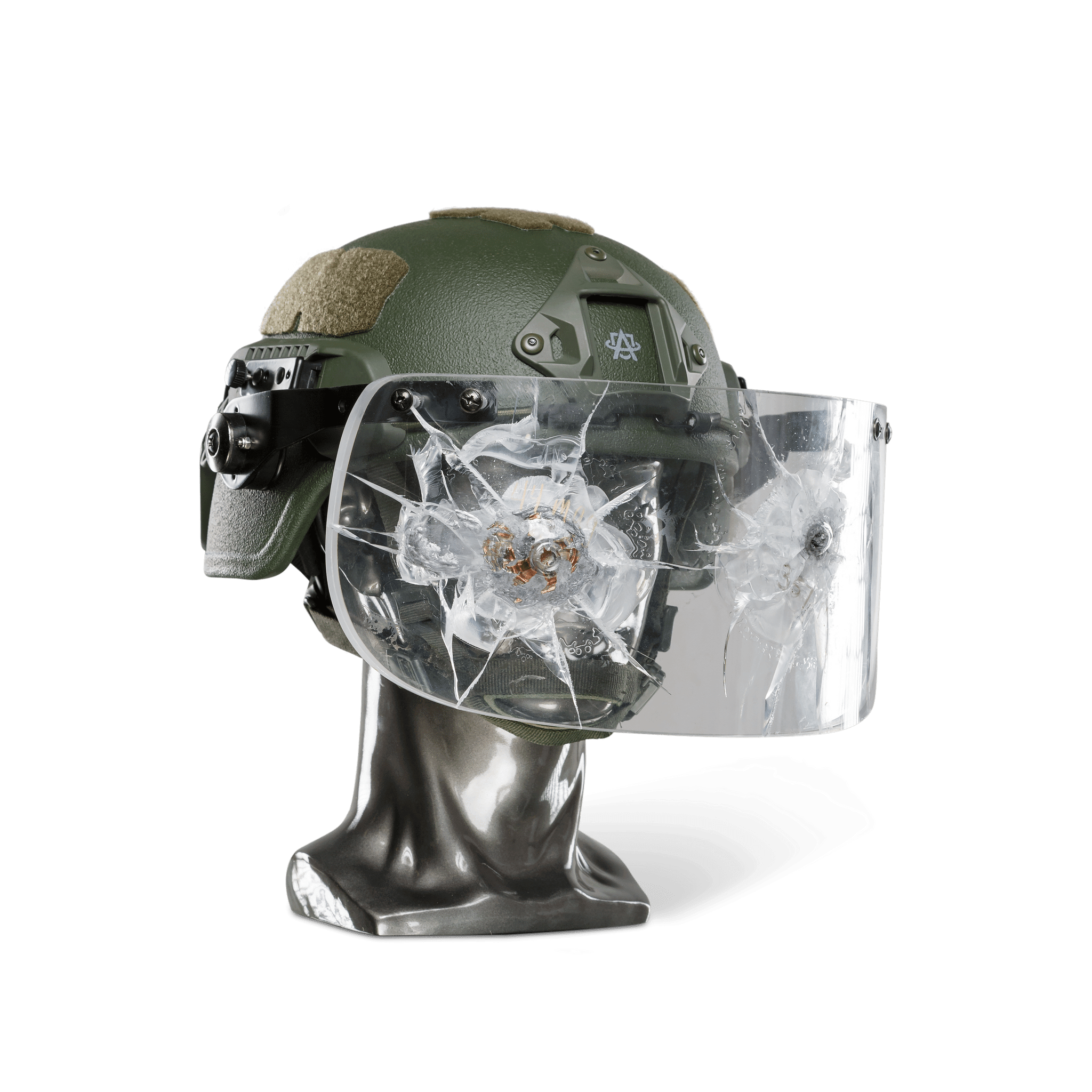 Ballistic Helmet with Face Shield - NIJ Level IIIA+
