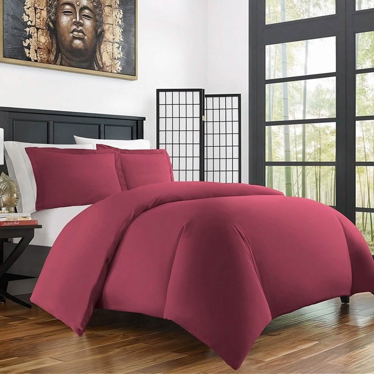 Bamboo Duvet Cover Set - Hypoallergenic - Assorted Sizes and Colors