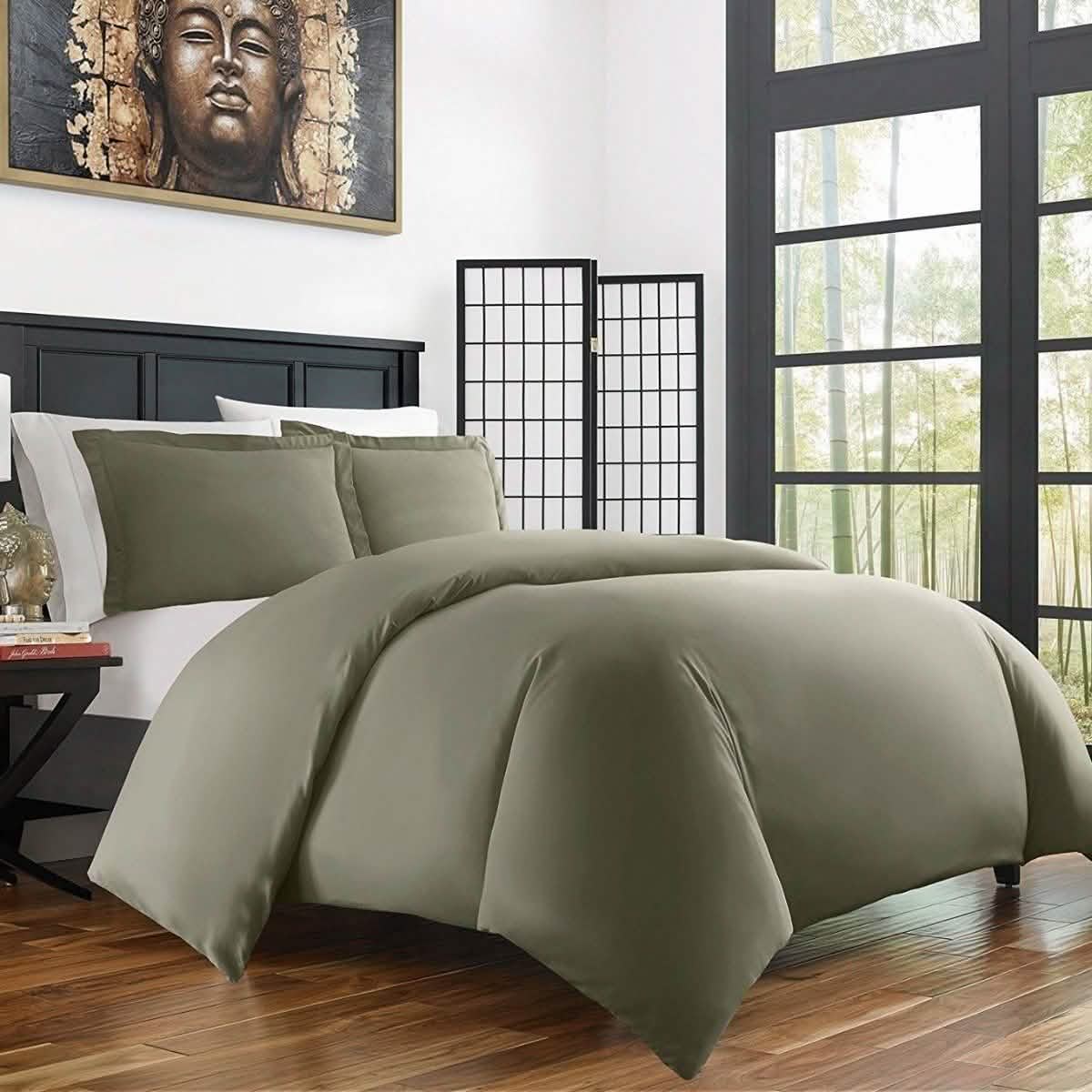 Bamboo Duvet Cover Set - Hypoallergenic - Assorted Sizes and Colors