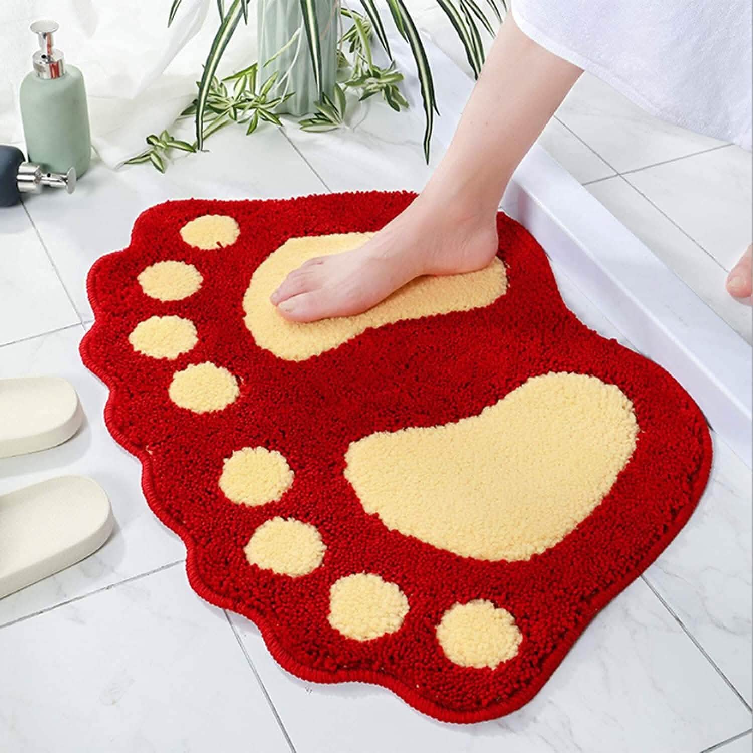 Bathroom Rugs Mats Water Absorbent Non-Slip Mat Used