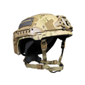 Team Wendy Rifletech - Stops AK-47 & AR-15 Rounds - NIJ III Helmet with No-Hole Design