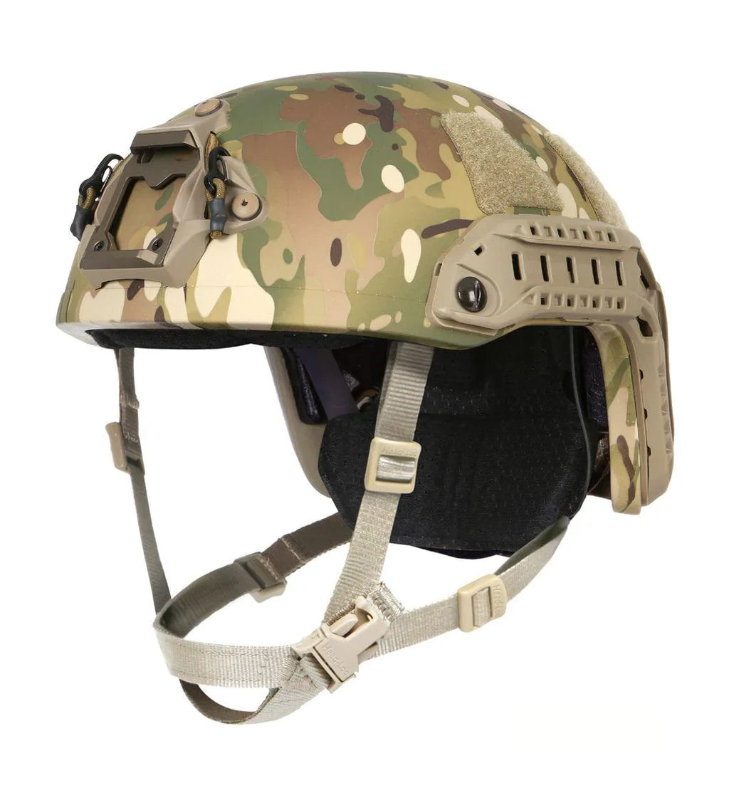 Ops-Core RF1 - w/ MBS Shroud & PowerPath ARC Rail - Protects Against AK-47
