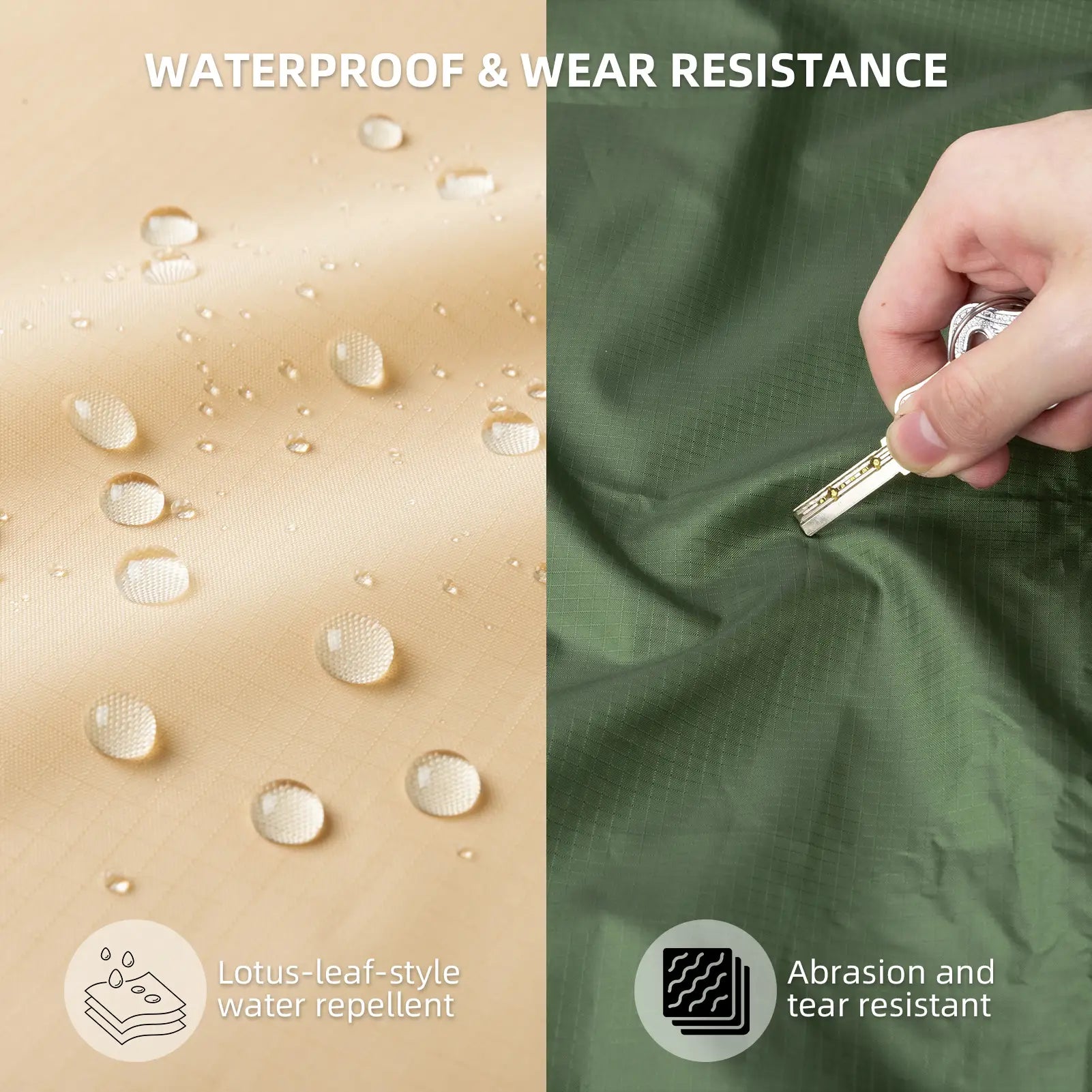 Lightweight Waterproof Picnic Blanket – Portable Foldable Mat for Camping & Beach Trips