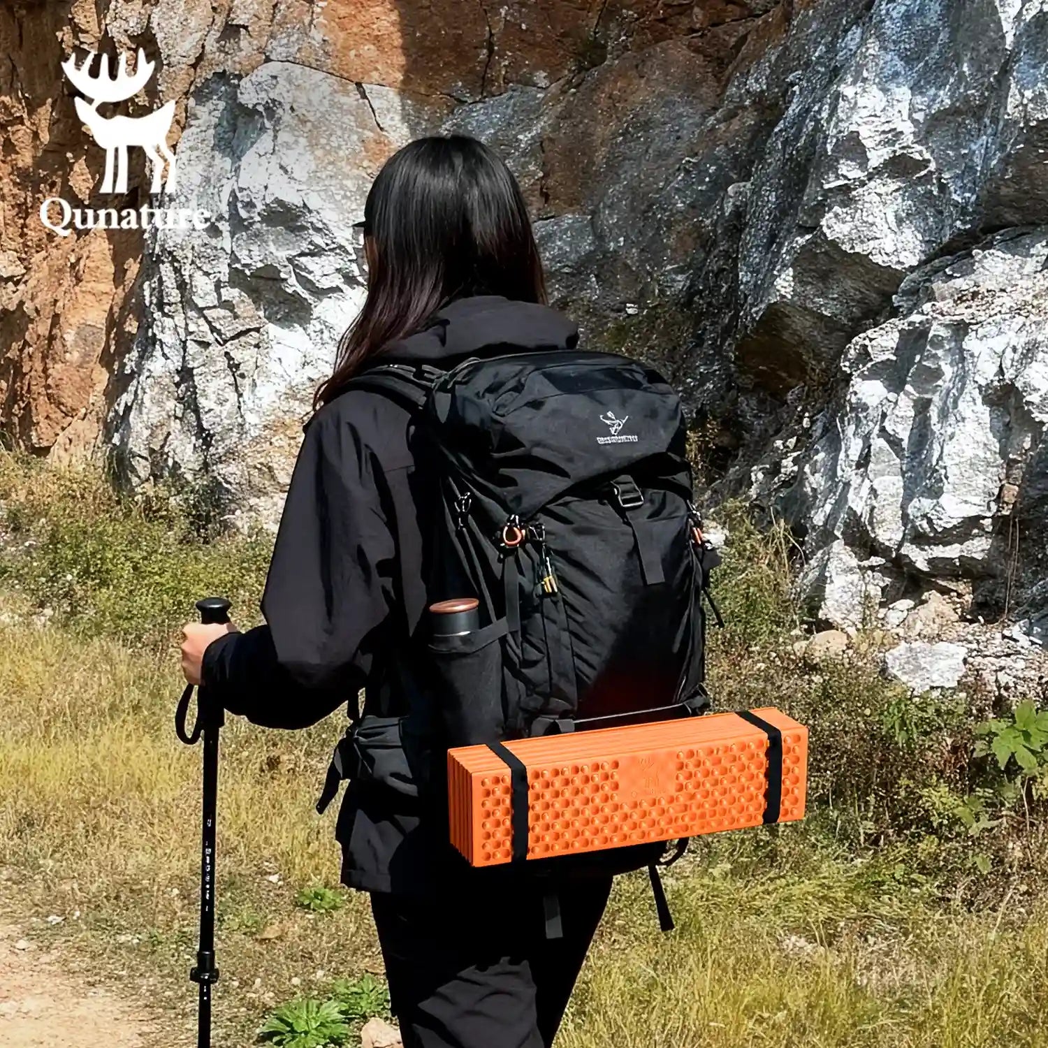 Ultralight Folding Sleeping Pad Waterproof R-Value 1.8 for Camping & Hiking