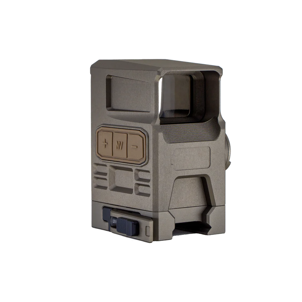 DOT EHS-1 - Holographic Sight 1 MOA / 65 MOA Reticle & Included 2.26" High Mount - Night Vision Ready & QD lever