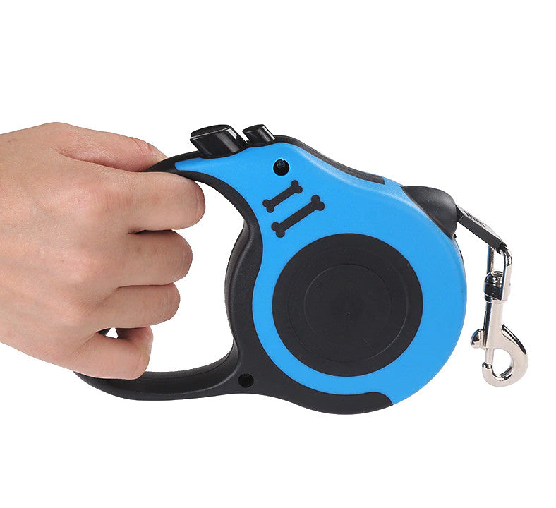 16.5FT Automatic Retractable Dog Leash Pet Collar Automatic Walking Lead Free US